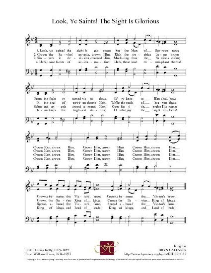 Look, Ye Saints! The Sight Is Glorious